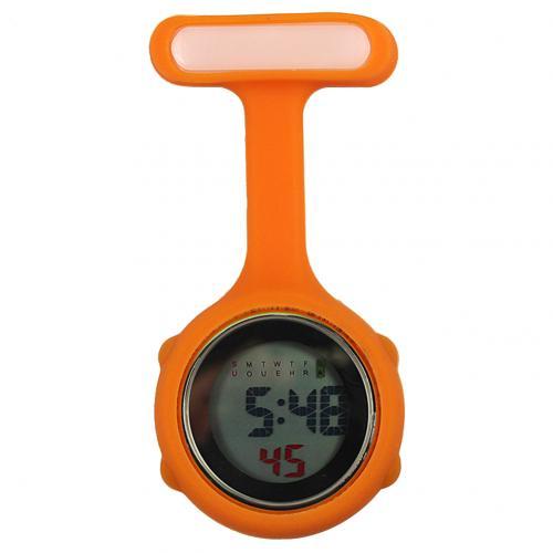 Digital Silicone Display Silent Electronic Luminous Nurse Pocket Watch