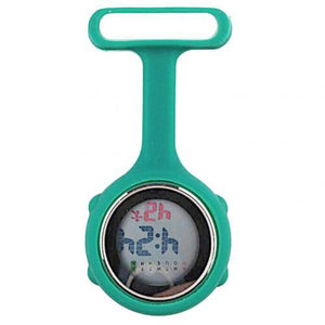 Digital Silicone Display Silent Electronic Luminous Nurse Pocket Watch