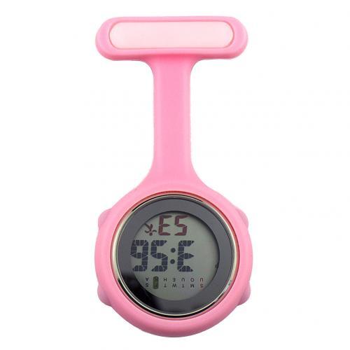 Digital Silicone Display Silent Electronic Luminous Nurse Pocket Watch
