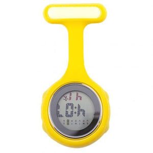 Digital Silicone Display Silent Electronic Luminous Nurse Pocket Watch