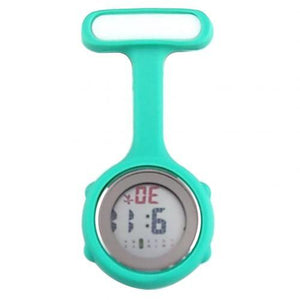 Digital Silicone Display Silent Electronic Luminous Nurse Pocket Watch