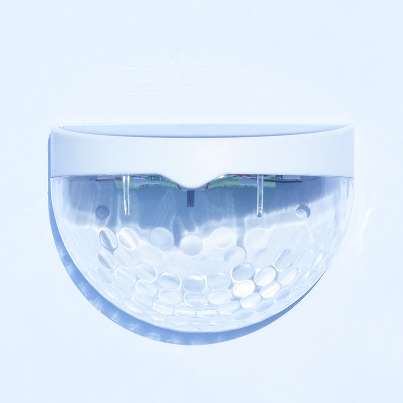 Solar Light Outdoor Waterproof Semicircular Fence Lamp Water Drop Effect Wall Lamp Garden Lamp Corridor Lamp Staircase Lamp