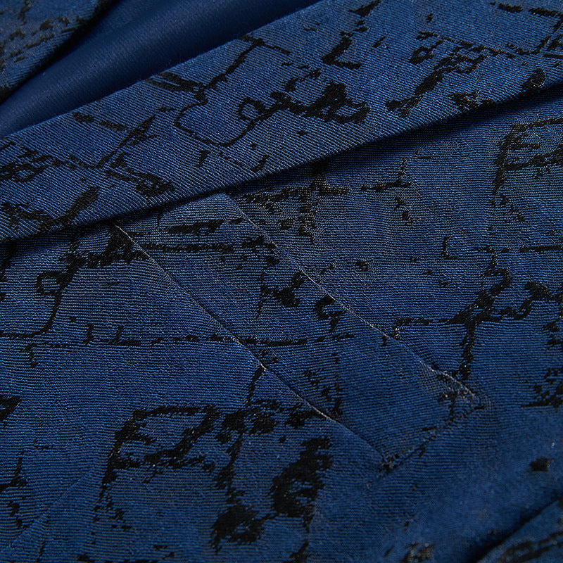 Men's Suit Casual Business Solid Color Two-Button Slim Two-Piece Suit