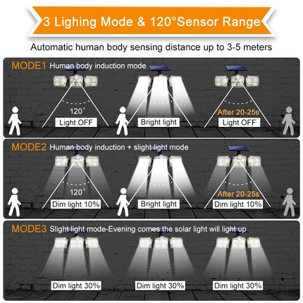 Split Solar Wall Light Outdoor Courtyard Human Body Induction Light