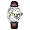 Automatic Mechanical Watch Creative Hollow Male Watch Generation Silicone Band Watch
