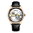 Automatic Mechanical Watch Creative Hollow Male Watch Generation Silicone Band Watch