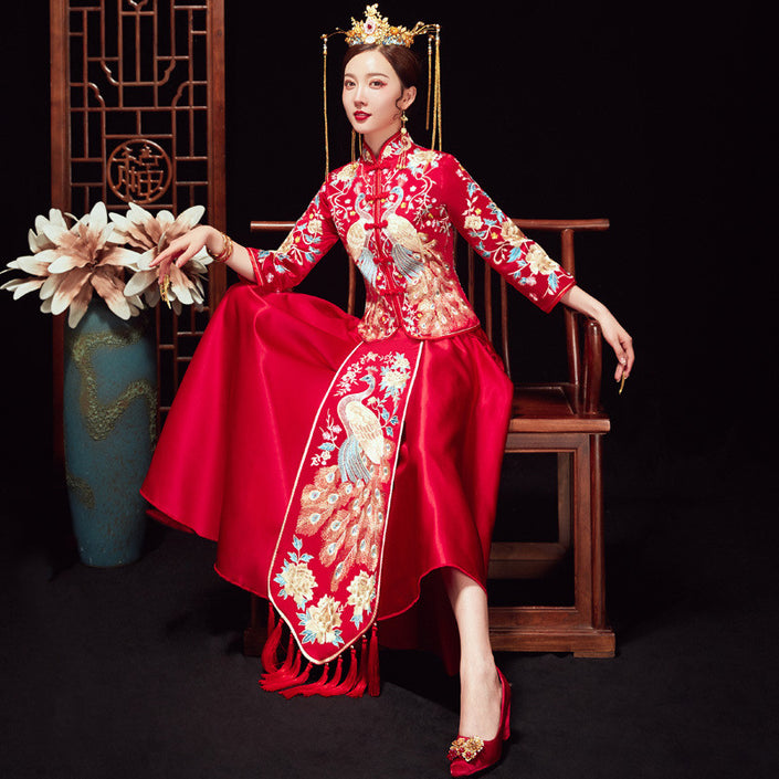 Men's And Women's Suits Embroidered Kimono Chinese Wedding Couples