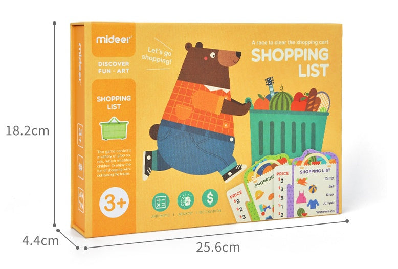 Milu Shopping List Children's Board Game