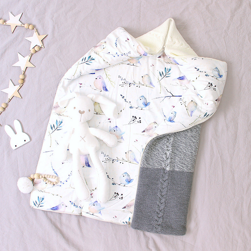 Envelope-Style Thick Zipper Anti-Kick Sleeping Bag