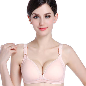 Nursing Bra Underwear Postpartum Breast Milk Special Large Size Comfortable Front Button