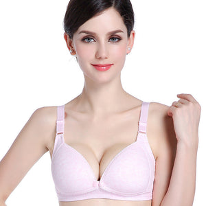 Nursing Bra Underwear Postpartum Breast Milk Special Large Size Comfortable Front Button