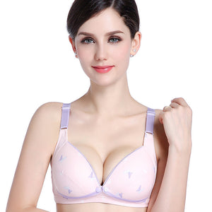 Nursing Bra Underwear Postpartum Breast Milk Special Large Size Comfortable Front Button