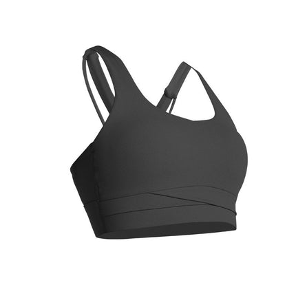 Cross Beautiful Back Sports Underwear Women Shockproof Gathered