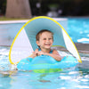 Baby Swimming Float With Canopy Inflatable Infant Floating Ring Kids Swim Pool