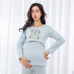 Spring And Autumn Pure Cotton Confinement Wear Maternity Nursing Pajamas