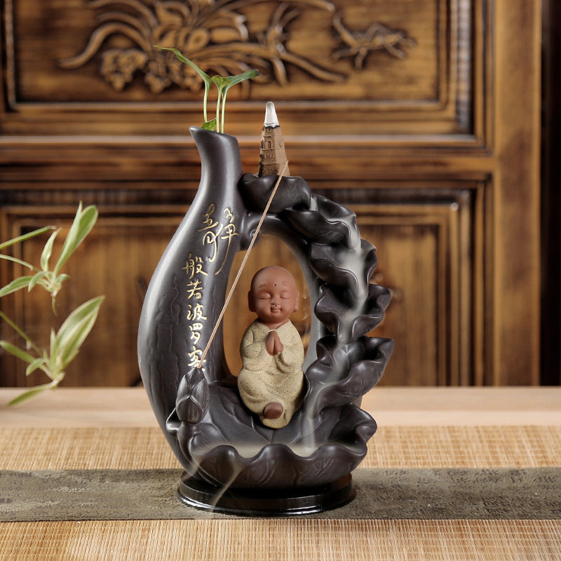 Tathagata Tathagata Guanyin Sandalwood Tower Incense Burner Incense Decoration