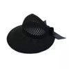 Outdoor Foldable Sun Hat, Bowknot Straw Visor Women