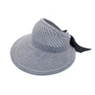 Outdoor Foldable Sun Hat, Bowknot Straw Visor Women