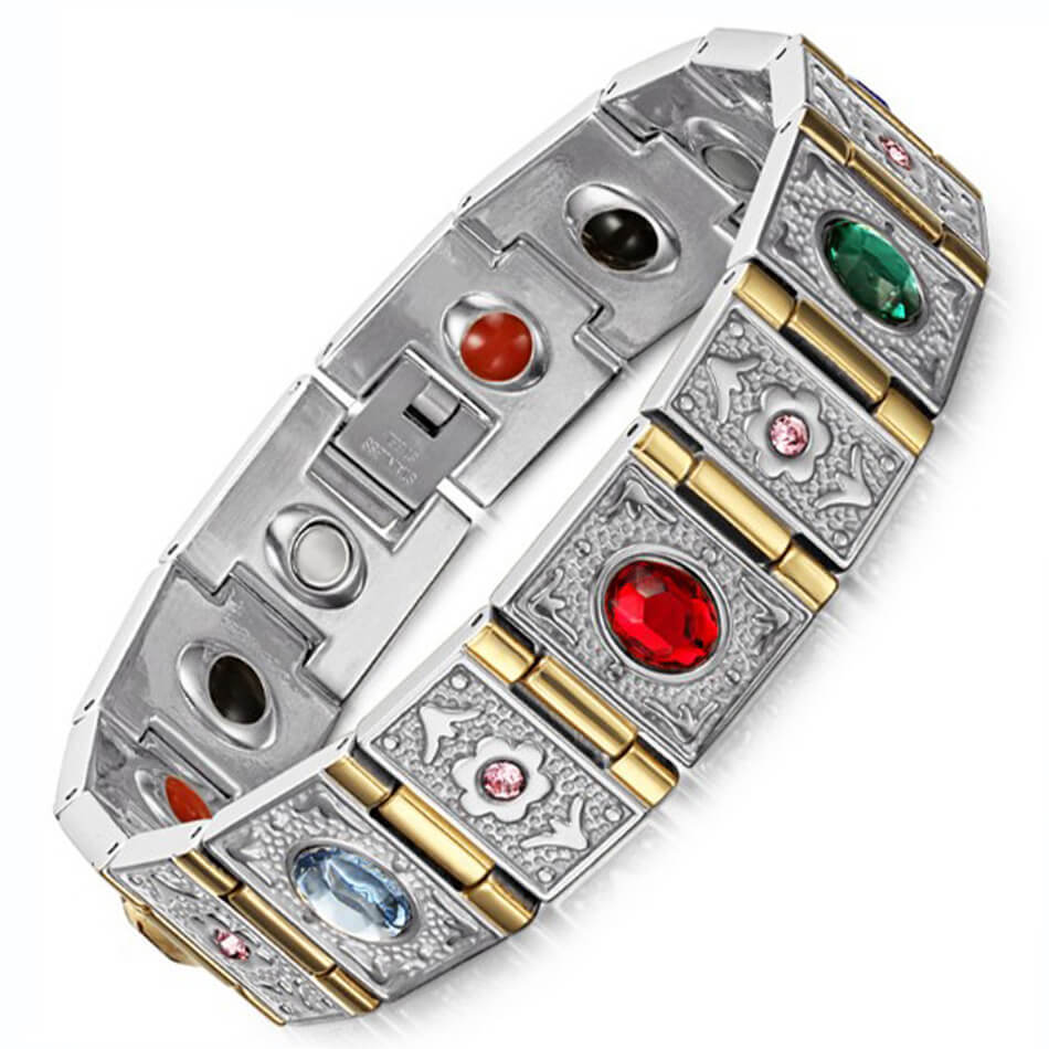 Stainless Steel Bracelet Magnet Energy Sports Bracelet Men's Titanium Steel Bracelet