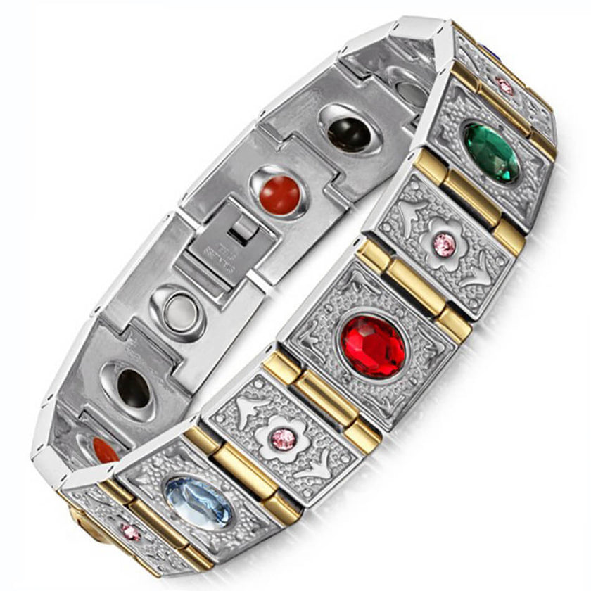 Stainless Steel Bracelet Magnet Energy Sports Bracelet Men's Titanium Steel Bracelet