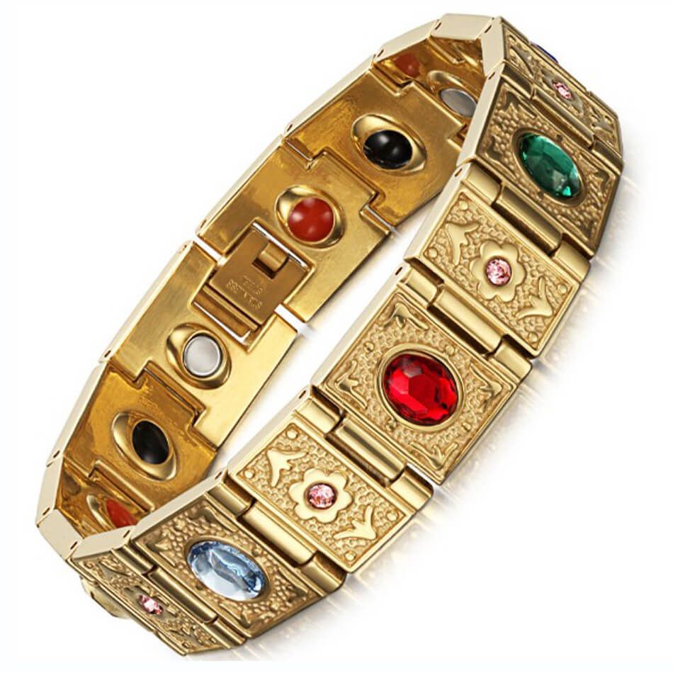 Stainless Steel Bracelet Magnet Energy Sports Bracelet Men's Titanium Steel Bracelet