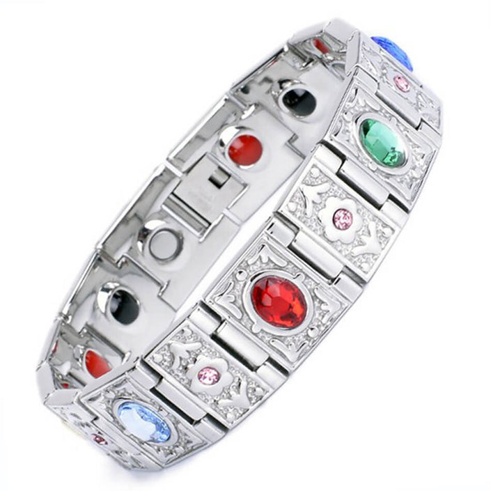 Stainless Steel Bracelet Magnet Energy Sports Bracelet Men's Titanium Steel Bracelet