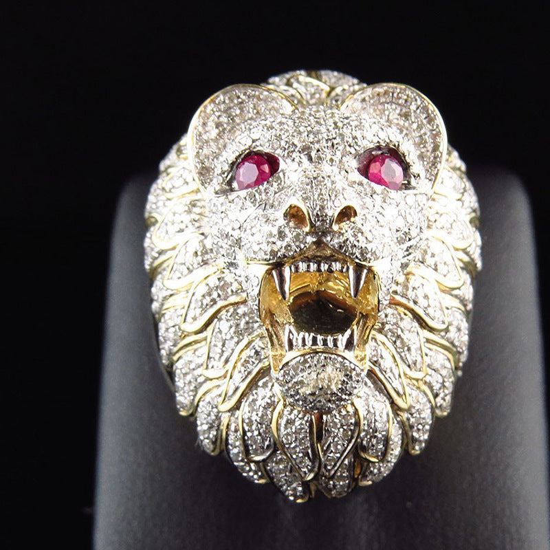 Alpcamers Men Party Club Fashion Gothic Championship Rings Jewelry