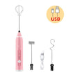 Rechargeable Electric Milk Frother Automatic Kitchen Juice Food Mixer Cream Egg Beater Blender
