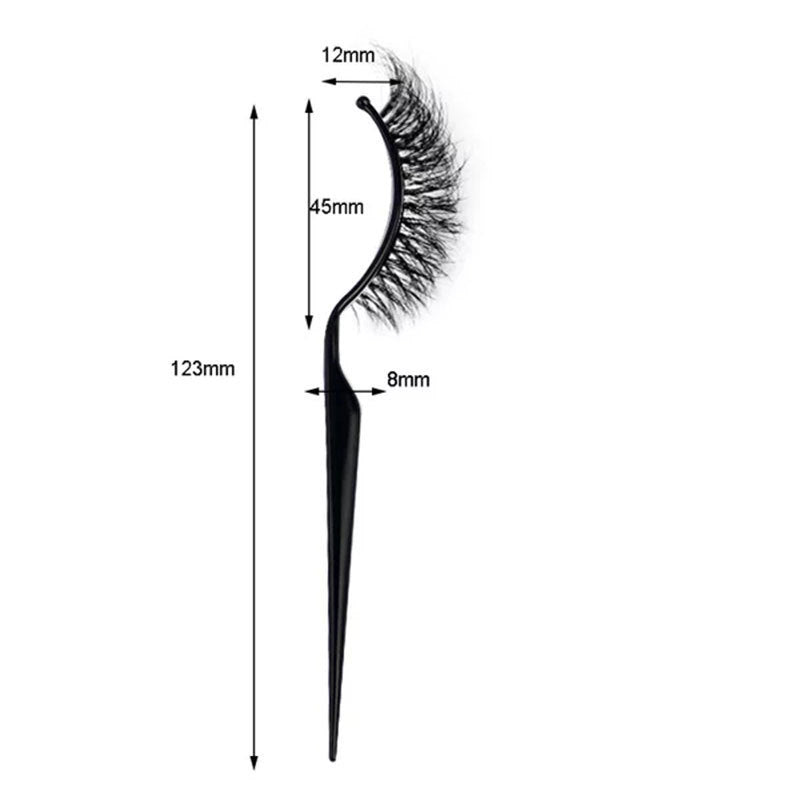 Grafting False Eyelashes Try-On Device Beauty Eyelash Display Stand Try-On Device False Eyelashes Make-Up Plastic Stick