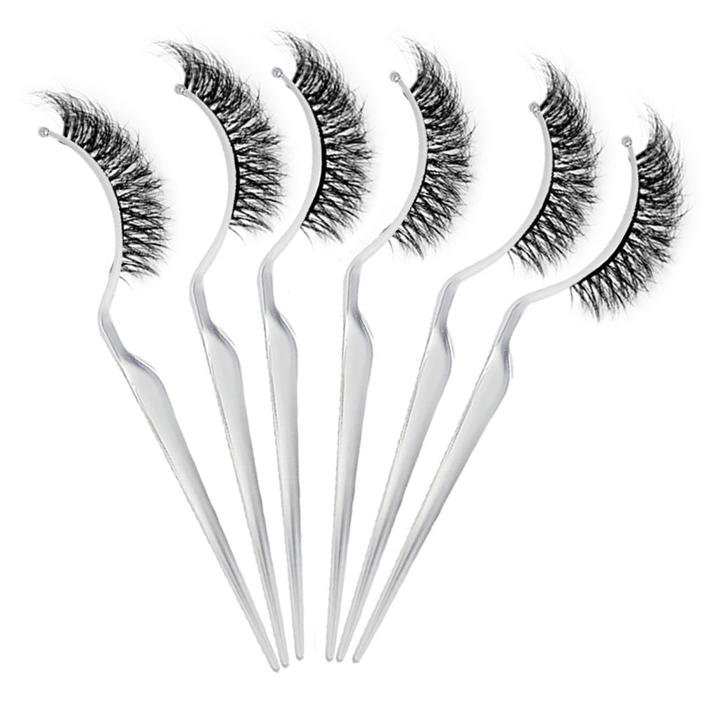 Grafting False Eyelashes Try-On Device Beauty Eyelash Display Stand Try-On Device False Eyelashes Make-Up Plastic Stick