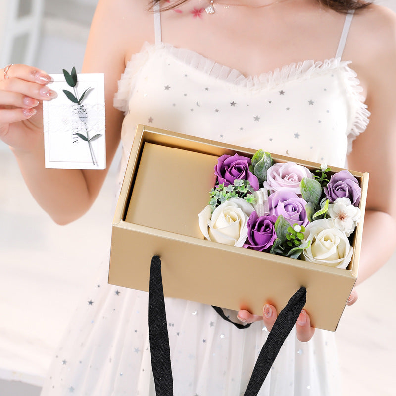 Soap Flower Rose Gift Box Mother's Day Gift Ideas Valentine's Day 520 Gift birthday