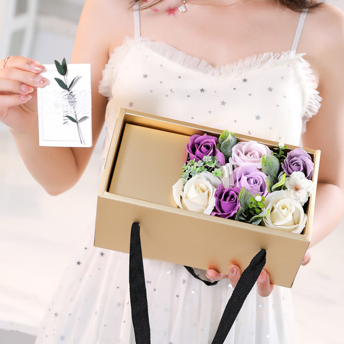 Soap Flower Rose Gift Box Mother's Day Gift Ideas Valentine's Day 520 Gift birthday