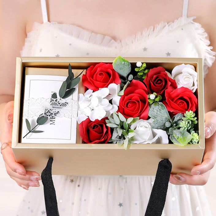 Soap Flower Rose Gift Box Mother's Day Gift Ideas Valentine's Day 520 Gift birthday