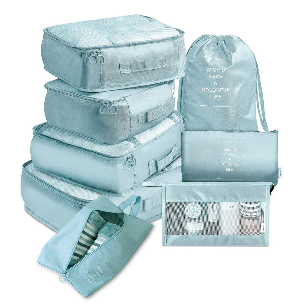 Alpcamers  8-piece Set Luggage Divider Bag Travel Storage Clothes