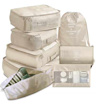 Alpcamers  8-piece Set Luggage Divider Bag Travel Storage Clothes