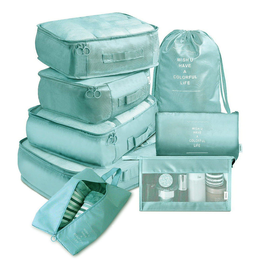 Alpcamers  8-piece Set Luggage Divider Bag Travel Storage Clothes