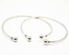 Hot 10pcs Lot Gold Silver Plated Charming Expandable Bangles Women Lady Wire Adjustable Bangle Bracelet For Fashion Gift Charms