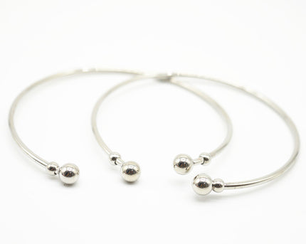 Hot 10pcs Lot Gold Silver Plated Charming Expandable Bangles Women Lady Wire Adjustable Bangle Bracelet For Fashion Gift Charms