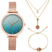 Women Bracelet And Wrist Watch Girl Exquisite Gift Box Set