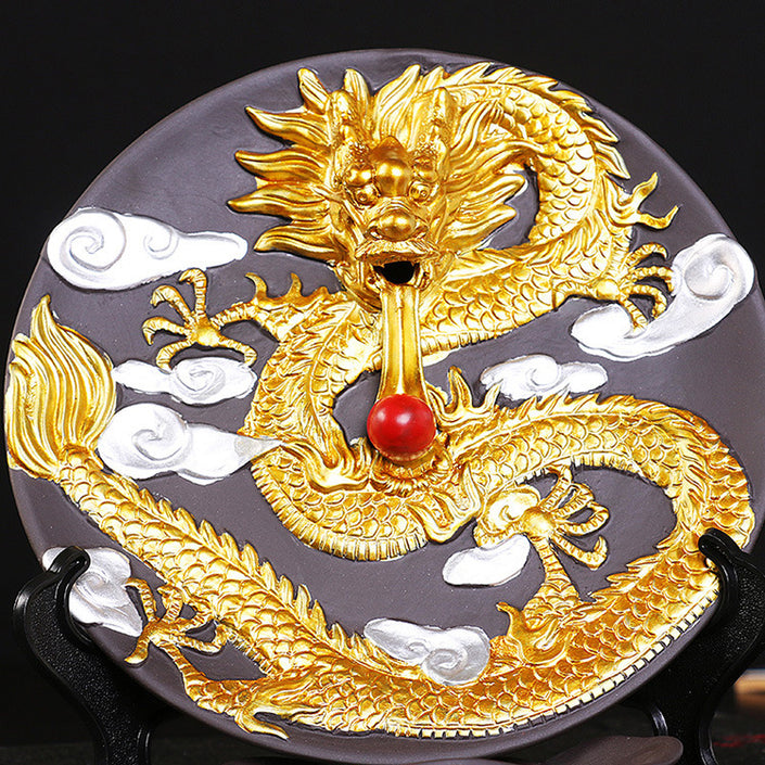 Ceramic Incense Burner Aromatherapy Burner Backflow Incense Burner Xianglong Backflow Incense Burner Ceramic Craft Decoration