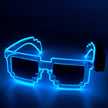 EL Luminous Glasses Mosaic Nightclub Mercury Sunglasses Goggles