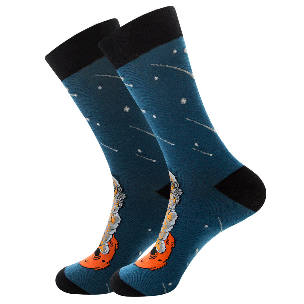 Men'S Socks, Fruits, Women'S Socks, Street Fashion Socks, Astronaut Socks
