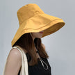 Foldable Bucket Hat for Women Outdoor Sunscreen Cotton Fishing Hunting Cap