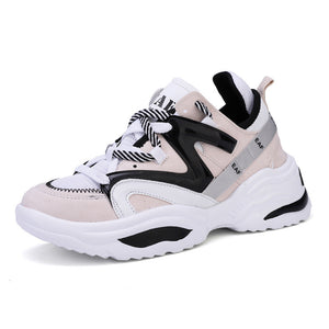 Breathable Shoes For Men And Women Couples Daddy Shoes Korean Style Increased Sports Shoes