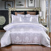 European Style Satin Jacquard Bedding Set  Quilt Cover And Pillowcase