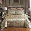 European Style Satin Jacquard Bedding Set  Quilt Cover And Pillowcase