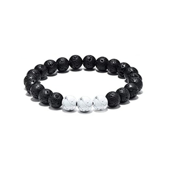 Tiger Eye Stone Volcanic Stone Bracelet Men's Bracelet