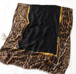 Men's And Women's Cotton Scarf Casual Leopard Print Long Gauze Scarf
