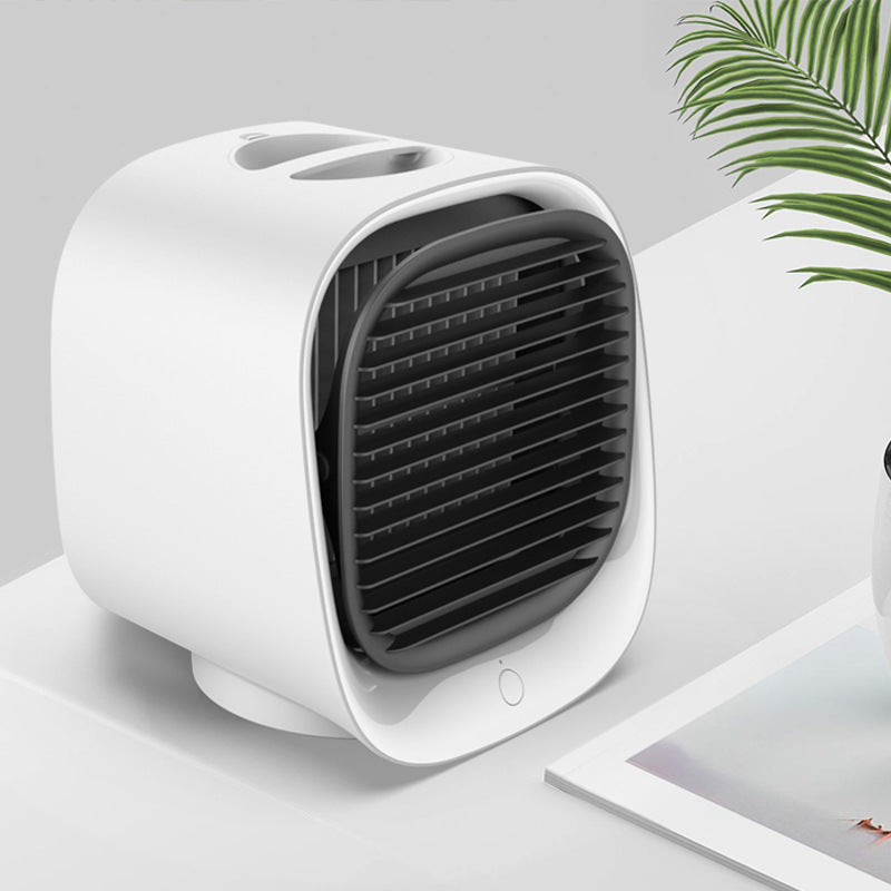 Air Cooler Fan Mini Desktop Air Conditioner with Night Light Mini USB Water Cooling