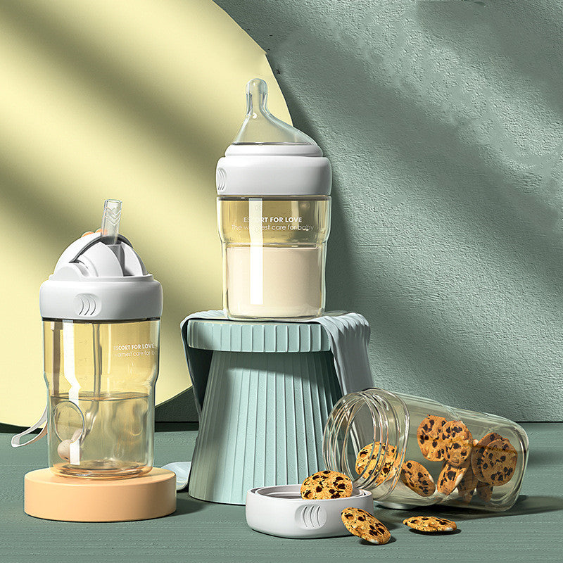 Newborn Baby Learn To Drink Cup